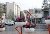 گلدان مدرن و کلاسیک شهری