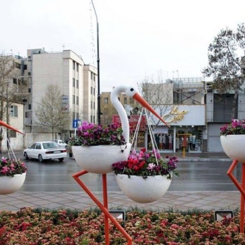 گلدان مدرن و کلاسیک شهری